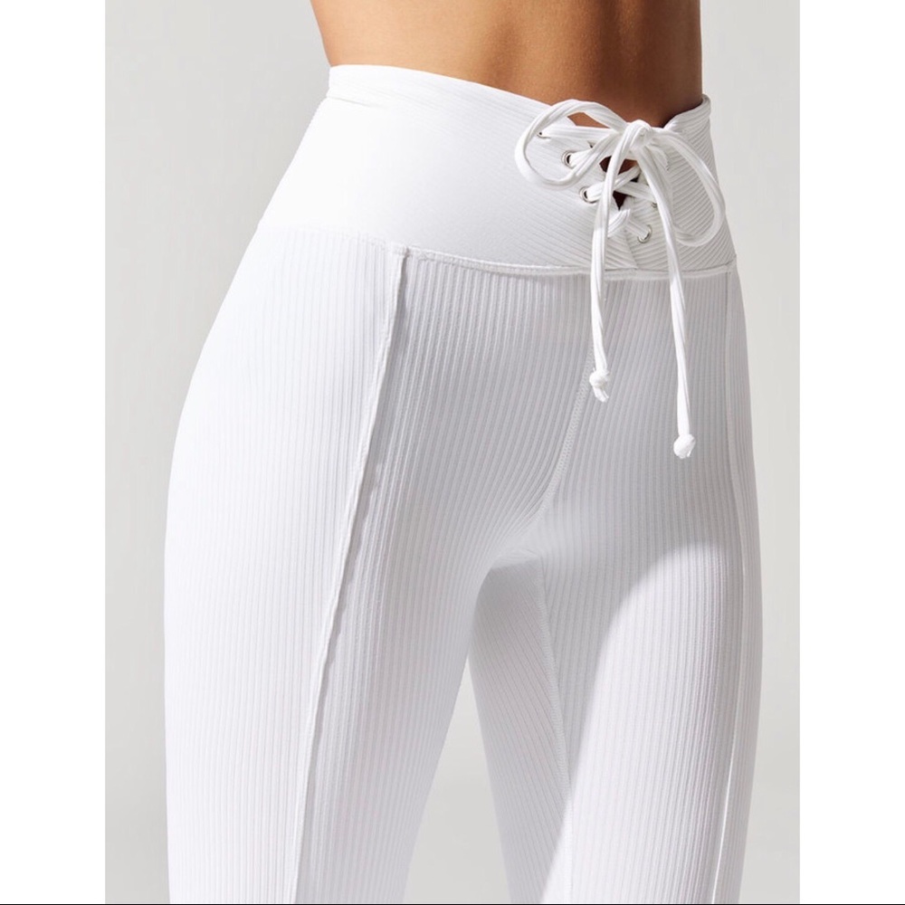 Year of Ours white football leggings, never worn
